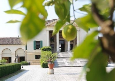Villa Emo, une des villas palladiennes, a probablement été construite au cours des années 1557-1560, lorsque Palladio fut accepté par les grandes familles vénitiennes aristocratiques, surtout après les expériences de Villa Barbaro à Maser et Villa Badoer à Fratta.