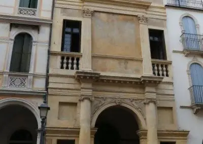 Casa Cogollo d'Andrea Palladio, palais du centre historique de Vicence inscrit au patrimoine mondial de l'unesco. randonnée d'une journée avec visites touristiques en Italie, région de la Vénétie, Italie