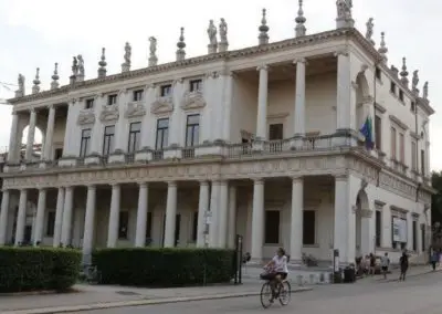 Chiericati Palace by andrea palladio in the historical center of vicenza. City tour with sightseeing in italy