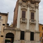 Porto Breganze palace by Andrea Palladio in the historical center of Vicenza. City tour with Sightseeing in Italy