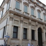 Thiene Bonin Longare palace by Andrea Palladio in the historical center of Vicenza. Walking tour by Sightseeing in Italy