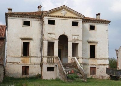 Villa Forni Cerato d'Andrea Palladio, dans la province de Vicence, ville inscrite au patrimoine de l'unesco. Visite des villas palladiennes en Italie, région de la Vénétie.