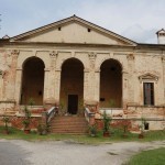 Villa Gazzotti Marcello Curti by andrea palladio in the province of vicenza, listed in the unesco world heritage.