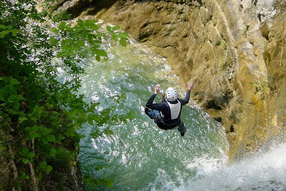 Canyoning sur les Dolomites