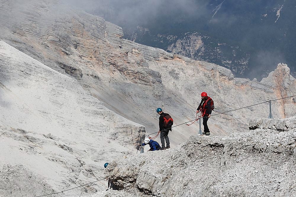 Via Ferrata Dolomite mountains 