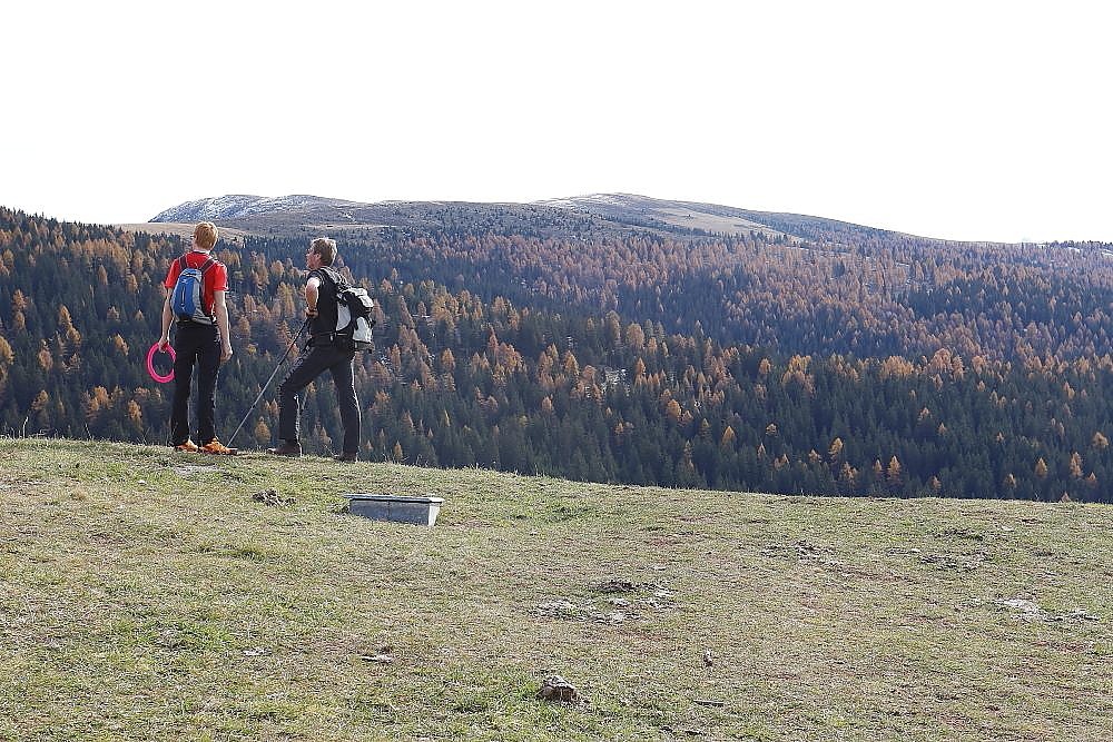 Trekking Dolomite mountains