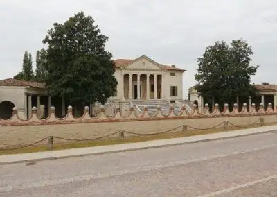 Villa Badoer de Palladio, patrimoine mondial de l'unesco, près de la ville de Rovigo, dans la région de Vénétie.