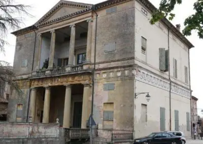 Villa Pisani à Montagnana par andrea palladio, patrimoine mondial de l'unesco. Randonnée avec guide professionnel, excursion d'une journée, visites touristiques dans la région de la Vénétie en Italie.