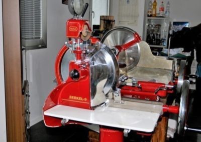 Berkel in a delicatessen meats establishment "la salumeria di Eustacchio"