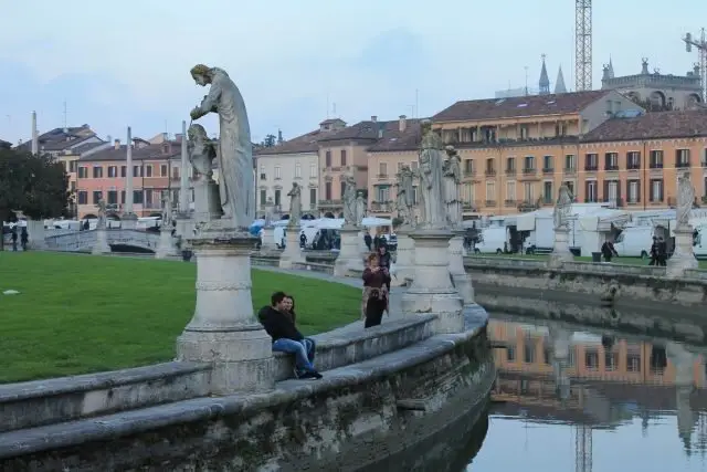 Padua Prato della Valle, one of the art cities of the Veneto region, northern italy