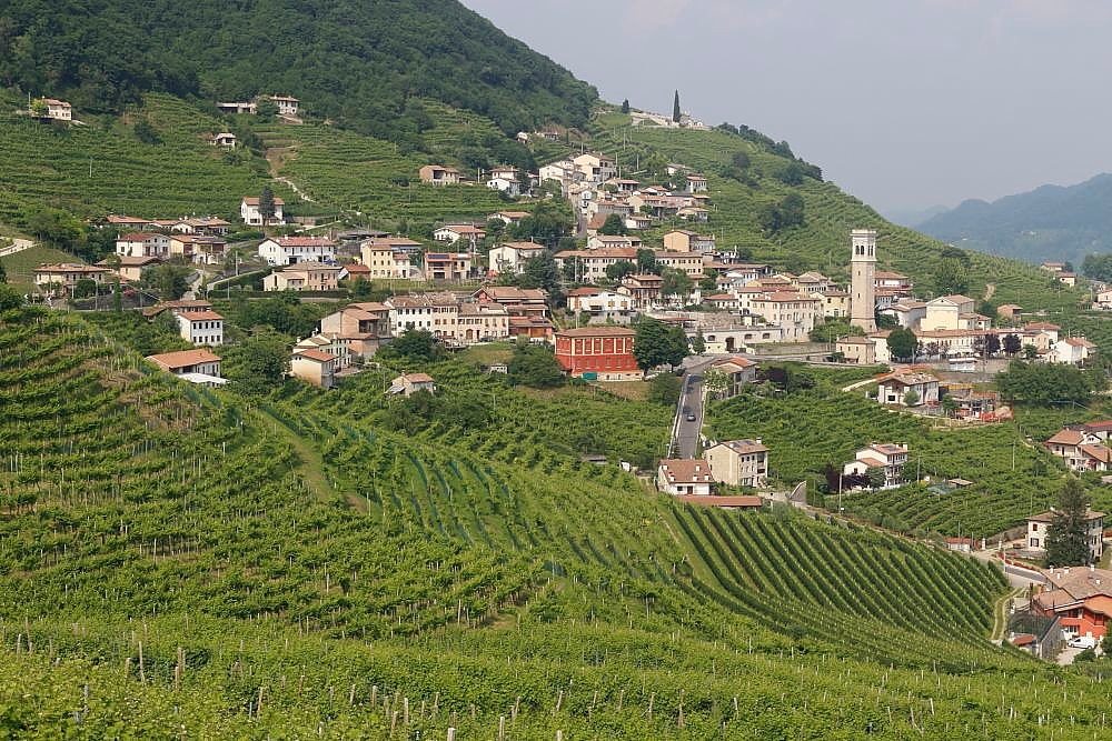 Région du Prosecco randonnée journaliére