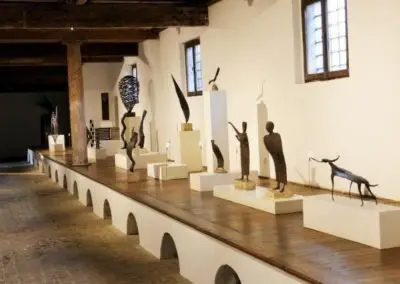 Villa Marignana Benetton statues collection