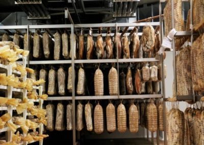 La charcuterie de La Salumeria di Eustacchio, en province de trévise