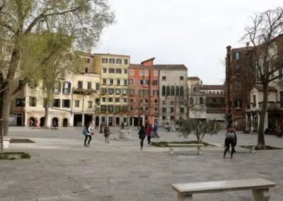 Campo de Ghetto Novo Cannaregio, Venice island Italy