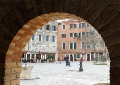 Campo de ghetto novo, Venice island, Italy