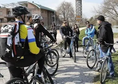 Randonnée à vélo, fleuve Sile