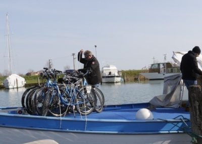 Nortthern lagoon of Venice by boat