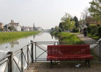 Voie de la Brenta à Oriago, entre Venise et Padoue en Vénétie