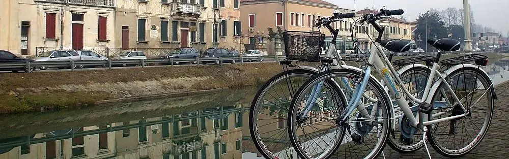Randonnée à vélo le long du canal de la Brenta, les itinéraires cyclables de la Vénétie