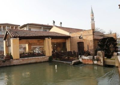 Mill in Dolo, located along brenta waterway, between venice and padua. to visit during day tour excursion, by bike, boat or car with assistant