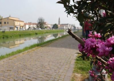 View on the Brenta canal in Oriago