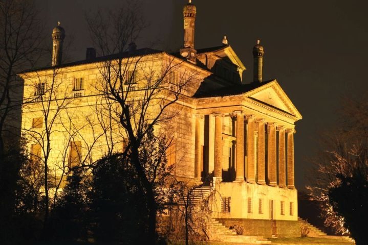 Villa Foscari La Malcontenta by Palladio, along the Brenta canal between Venice and Padua, close to the Venetian lagoon