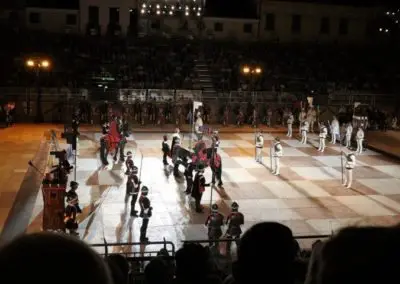 Chess game in Marostica with living characters