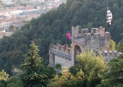 Marostica wall form the upper castle