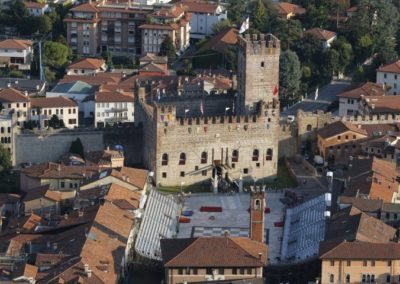 Marostica vue du château inférieur