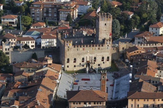 View of the lower Castle of Marostica