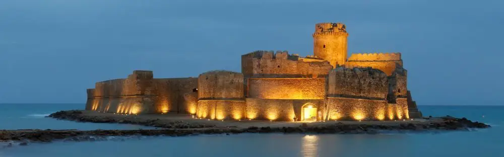 Le Castella Aragonese fortress Capo Rizzuto, province of Crotone, Calabria