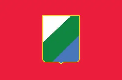 Flag Abruzzo region Italy