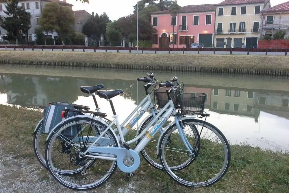 Parcours à vélo randonnée guidée de la journée canal de la Brenta