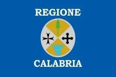 Flag Calabria region Italy