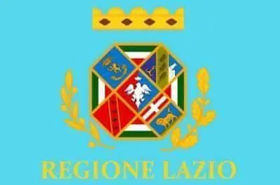 Flag Latium region Italy