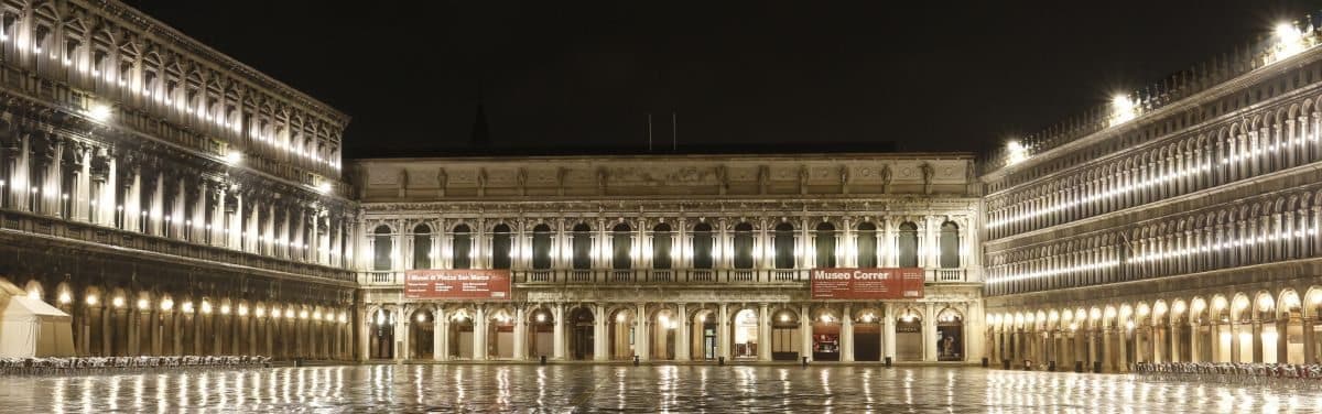 Venice art city saint Mark square world heritage to visit during a guided walking tour