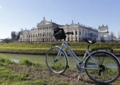 Villa Pisani bicycle ride Brenta waterway, day tour visit with assistant of some venetian villas. Included villa widmann and barchessa valmarana