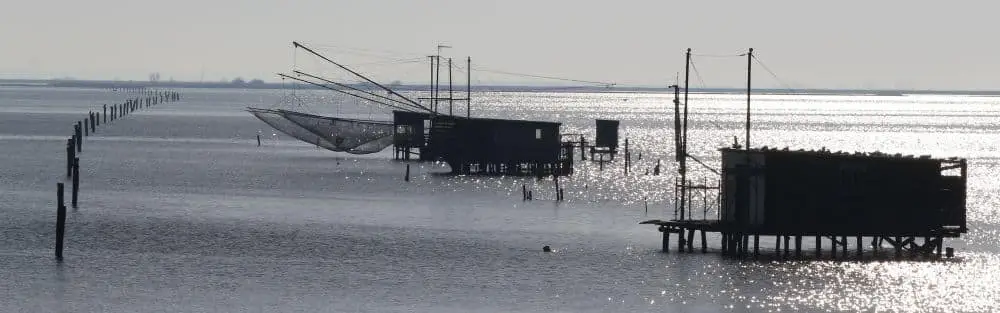 Comacchio lagoon, Emilia Romagna landscape