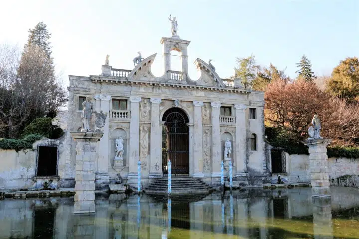 Villa Barbarigo garden south Euganean hills