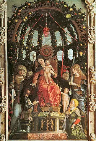 Madonna della Vittoria, Louvre Museum, Paris by Andrea Mantegna