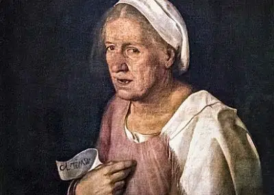 Old Woman, Giorgione, Gallerie dell'Accademia, Venice. Italian Renaissance Artist, Northern Italy