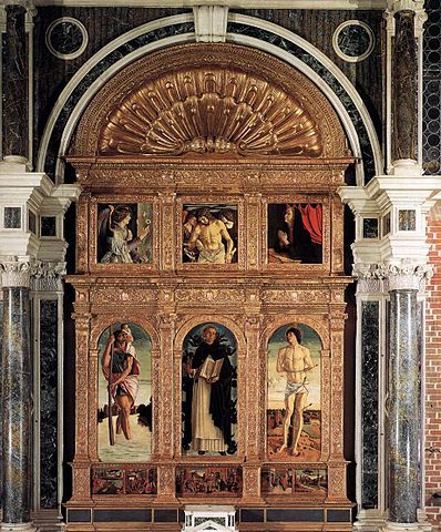 Saint Vincent Ferrer Altarpiece, in the church of Santi Giovanni e Paolo, Venice, painting by Giovanni Bellini