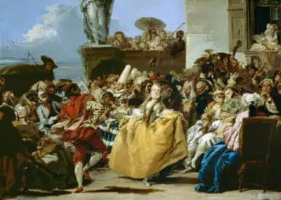 Scène de carnaval, Menuet, 1754, musée du Louvre, Paris