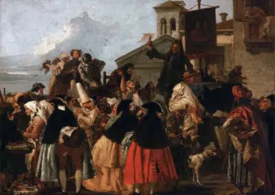 Le Charlatan (Le tire-dent), 1754-55, musée du Louvre, Paris
