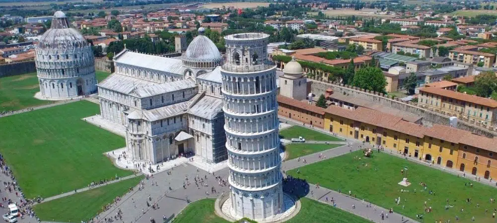 Pisa Cathedral Square, important centre of European medieval art and one of the finest architectural complexes in the world