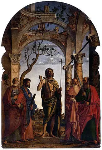 St John the Baptist with Saints, Cima da Conegliano, Madonna dell Orto, Venice