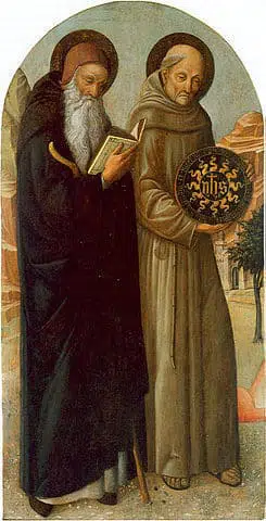 Saint Antoine Abbé et Saint Bernardino da Siena, Galerie d'art nationale, Washington D.C