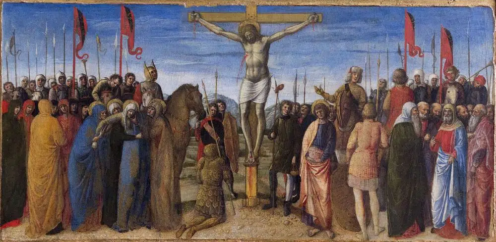 La crucifixion, Jacopo Bellini La crucifixion, Jacopo Bellini