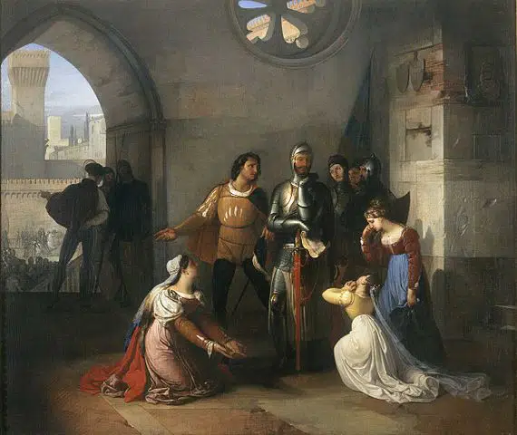 Francesco Hayez, Pietro Rossi as a Prisoner Of The Scaligers, San Fiorano Collection, Milan