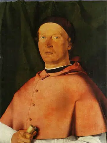 Lorenzo Lotto, Portrait de l'évêque Bernardo de' Rossi, Musée national de Capodimonte, Naples
